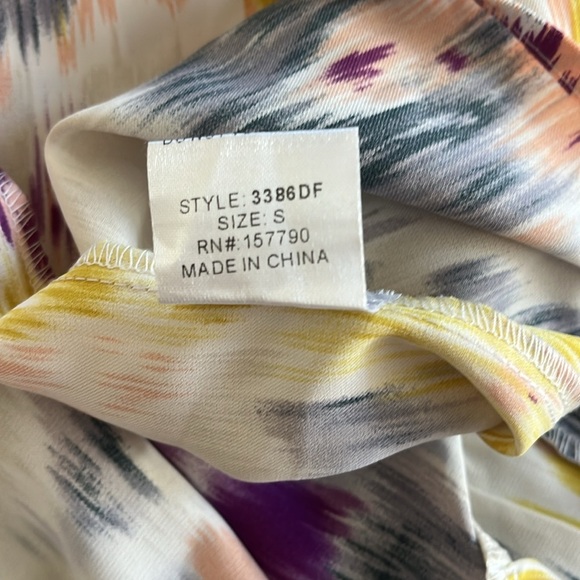 Pinch Color Splash Tiered Flare Dress Size S - Picture 9 of 10